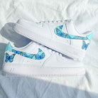 Blue Butterfly Custom Air Force 1-shecustomize