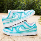 Blue Paisley Nike Dunk Custom Shoes Sneakers-shecustomize