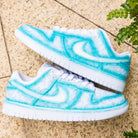 Blue Paisley Nike Dunk Custom Shoes Sneakers-shecustomize