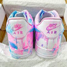 Blue Pink Air Force 1s Custom Shoes Sneakers-shecustomize