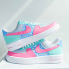 Blue Pink Green Custom Air Force 1-shecustomize