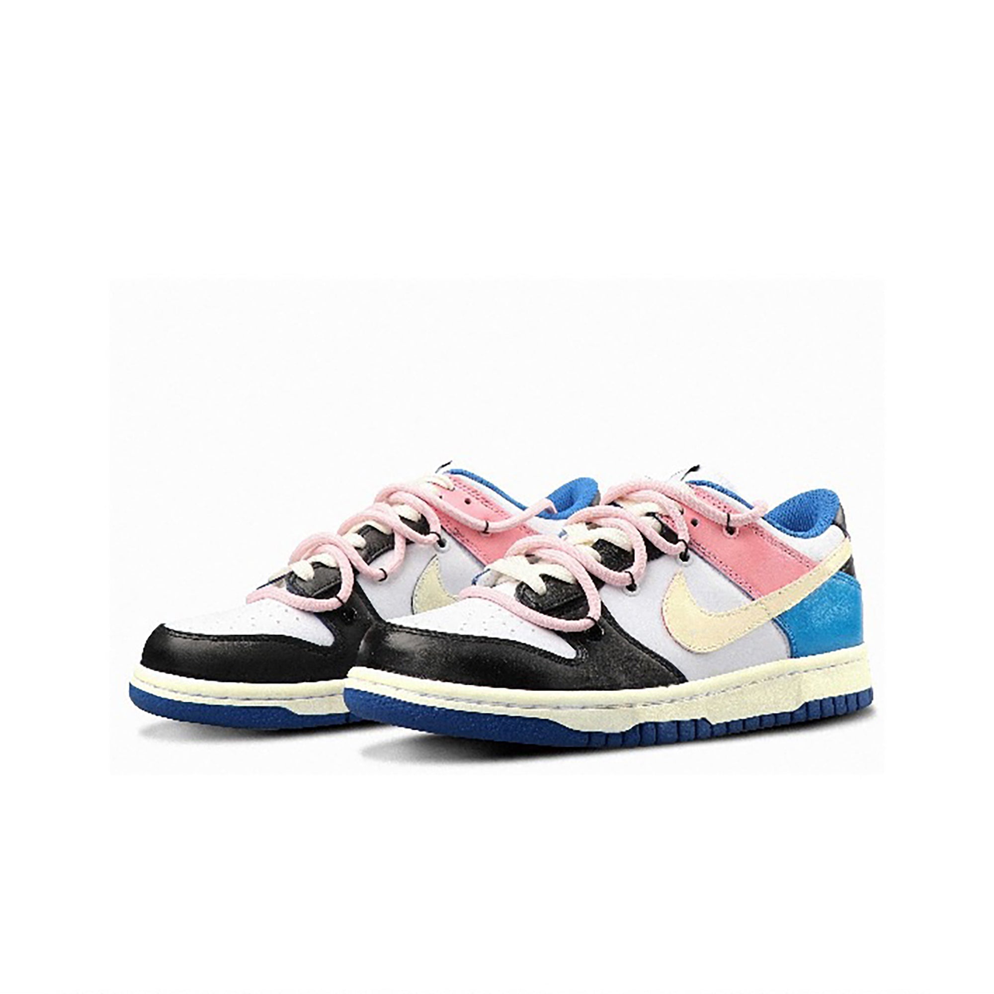 Blue White Black Pink Nike Dunk-shecustomize