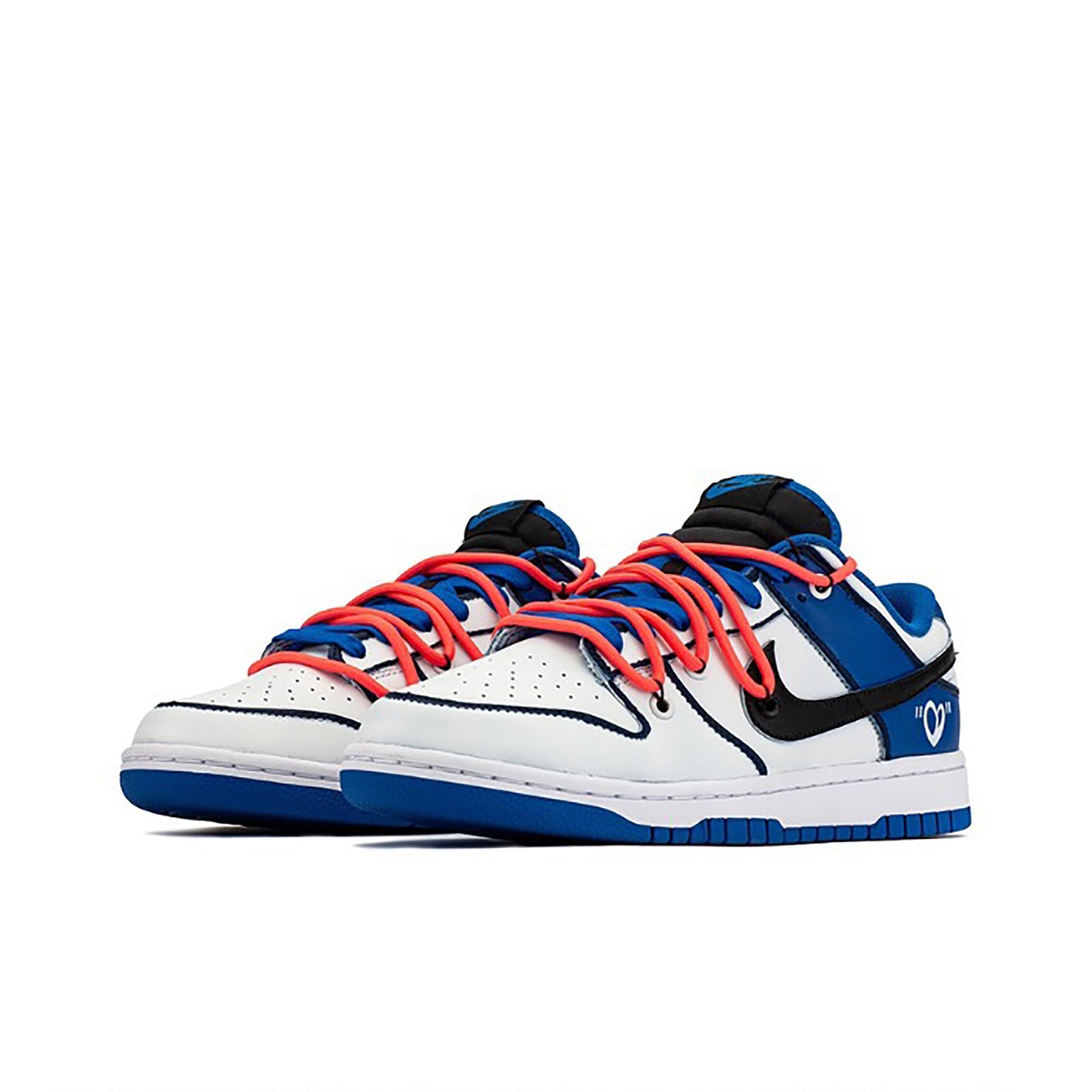 Blue White Custom Nike Dunk-shecustomize