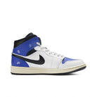 Blue White Paisley Custom Air Jordan 1 Mid-shecustomize