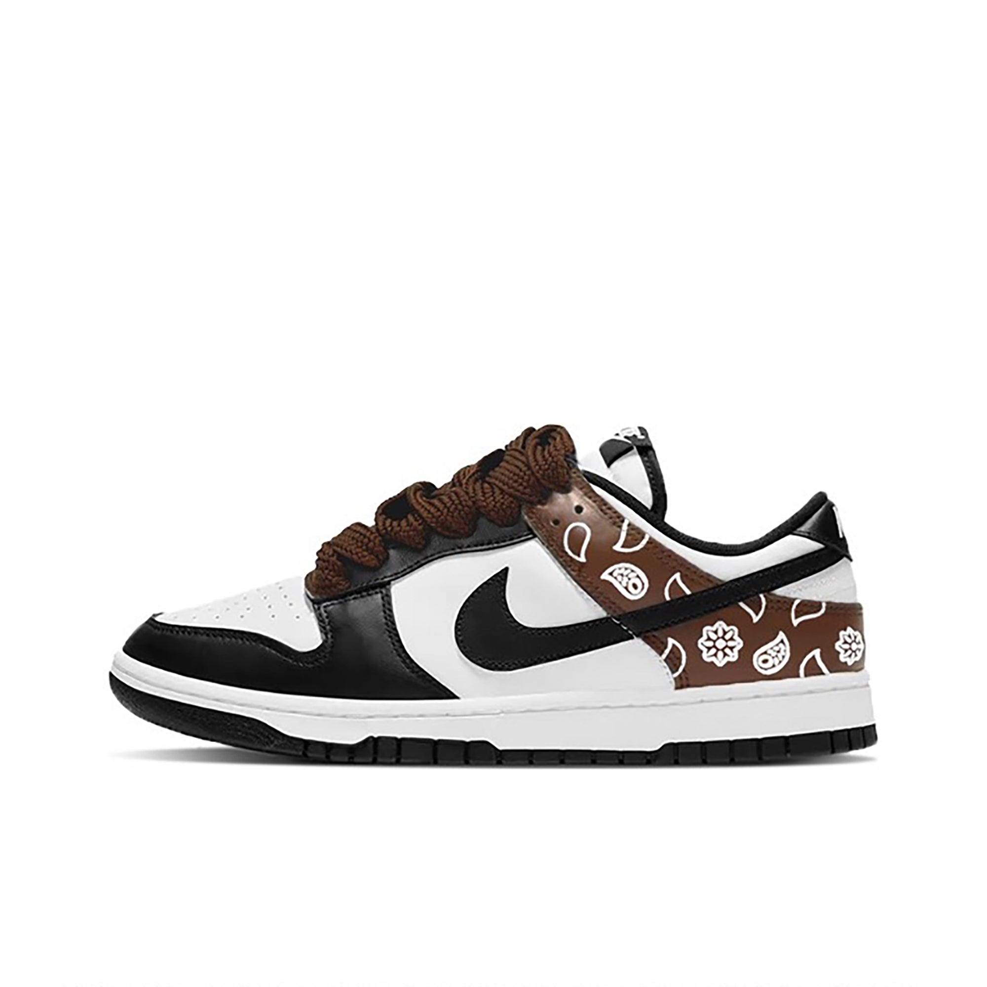 Brown Paisley Custom Nike Dunk-shecustomize