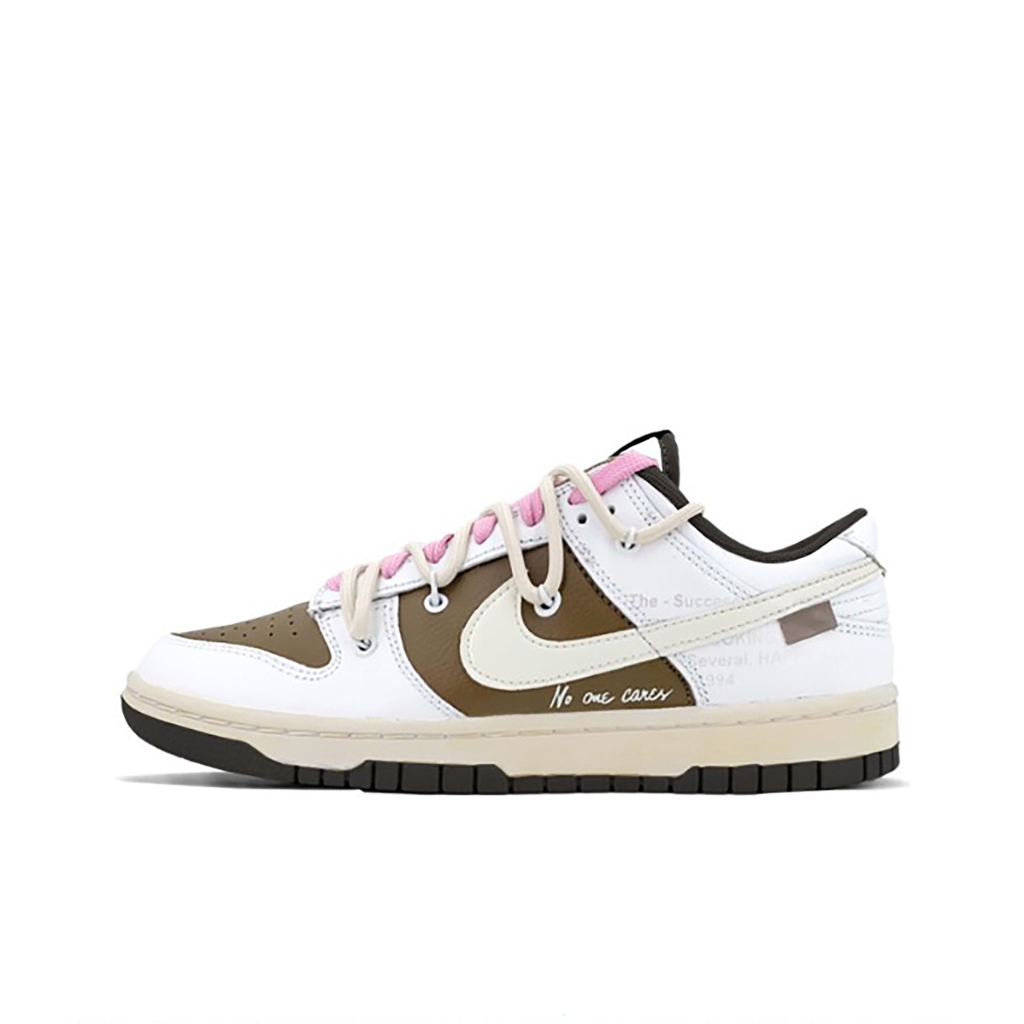 Brown White Custom Nike Dunk-shecustomize