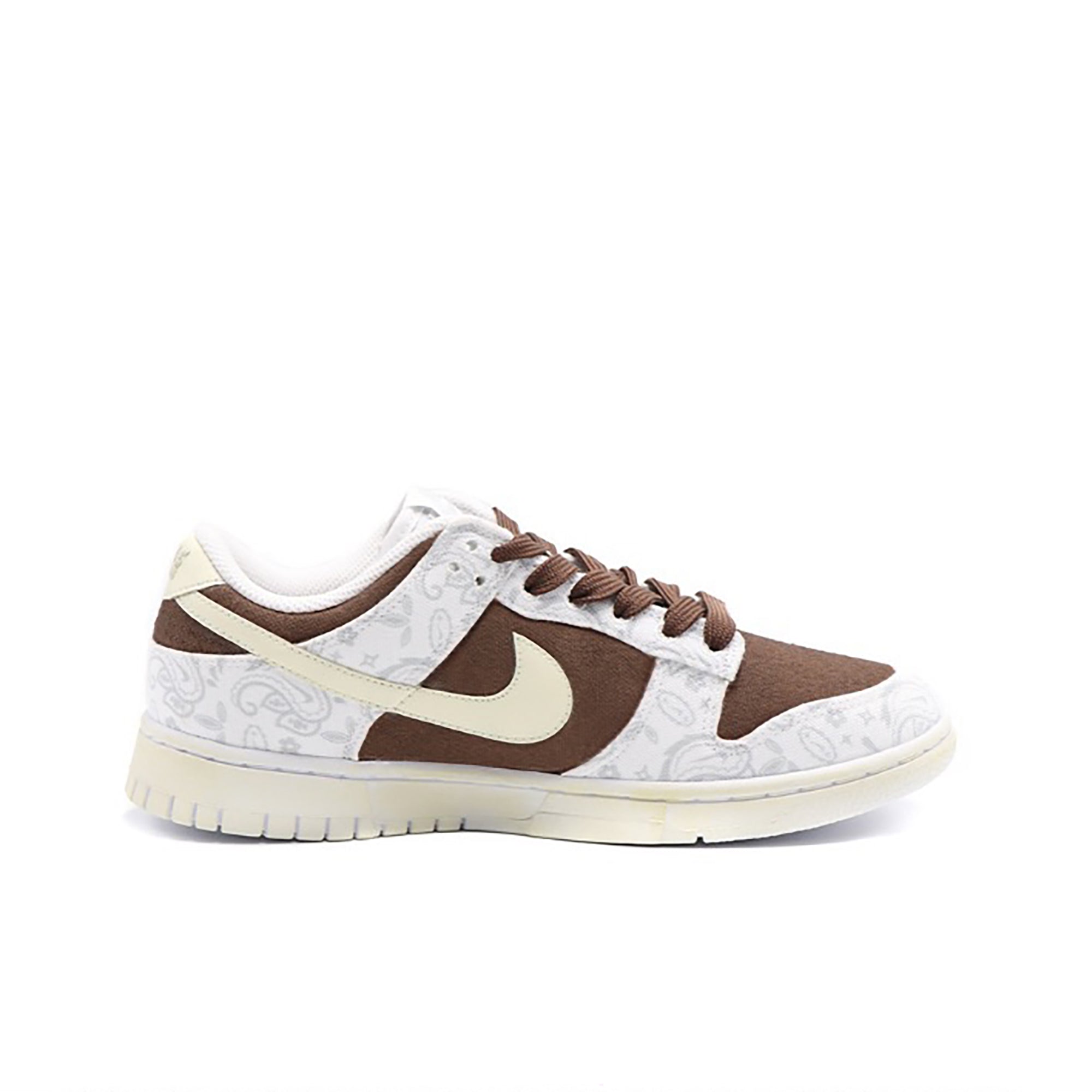 Brown White Paisley Custom Nike Dunk-shecustomize
