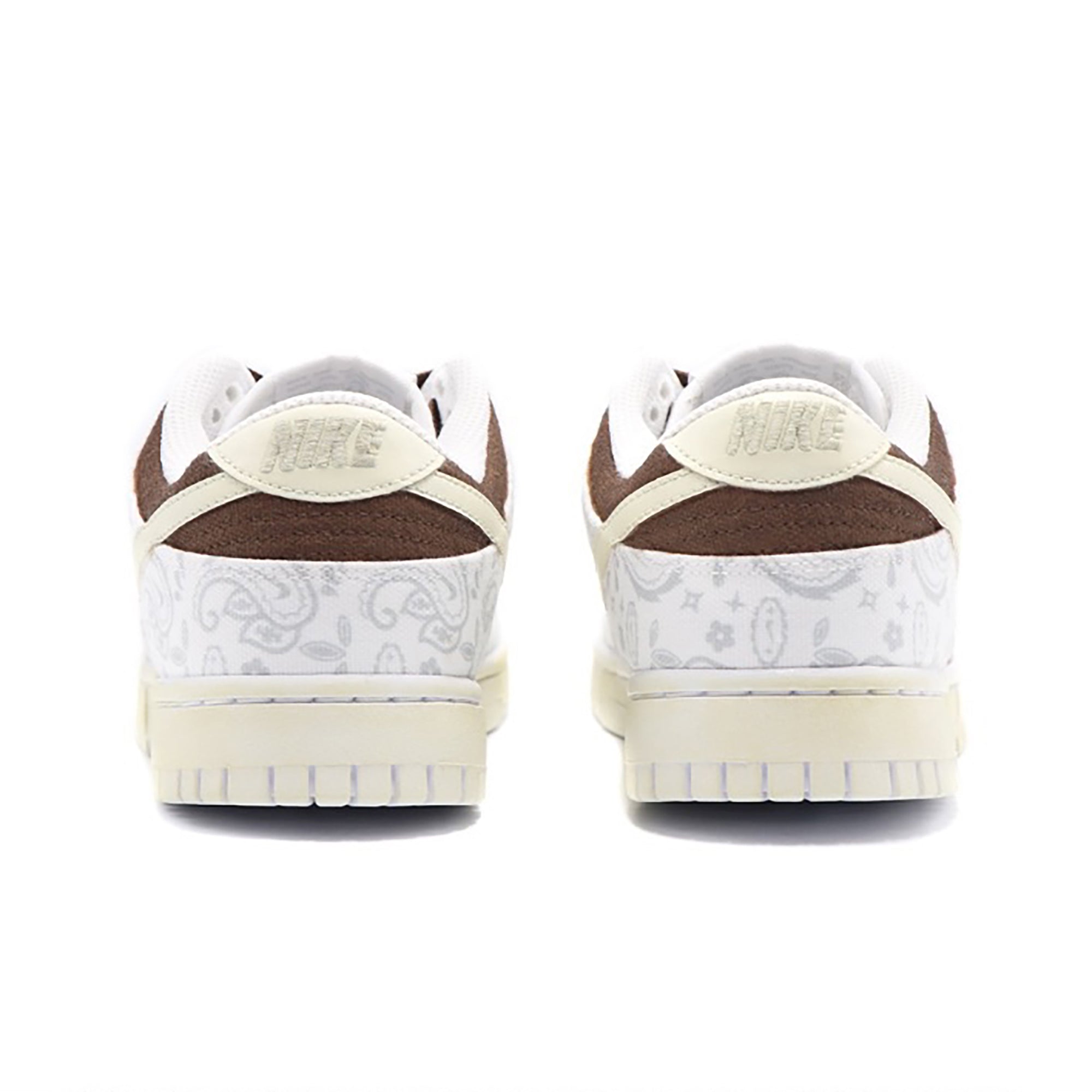 Brown White Paisley Custom Nike Dunk-shecustomize