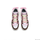 Brown White Pink Custom Air Jordan 1 Low-shecustomize