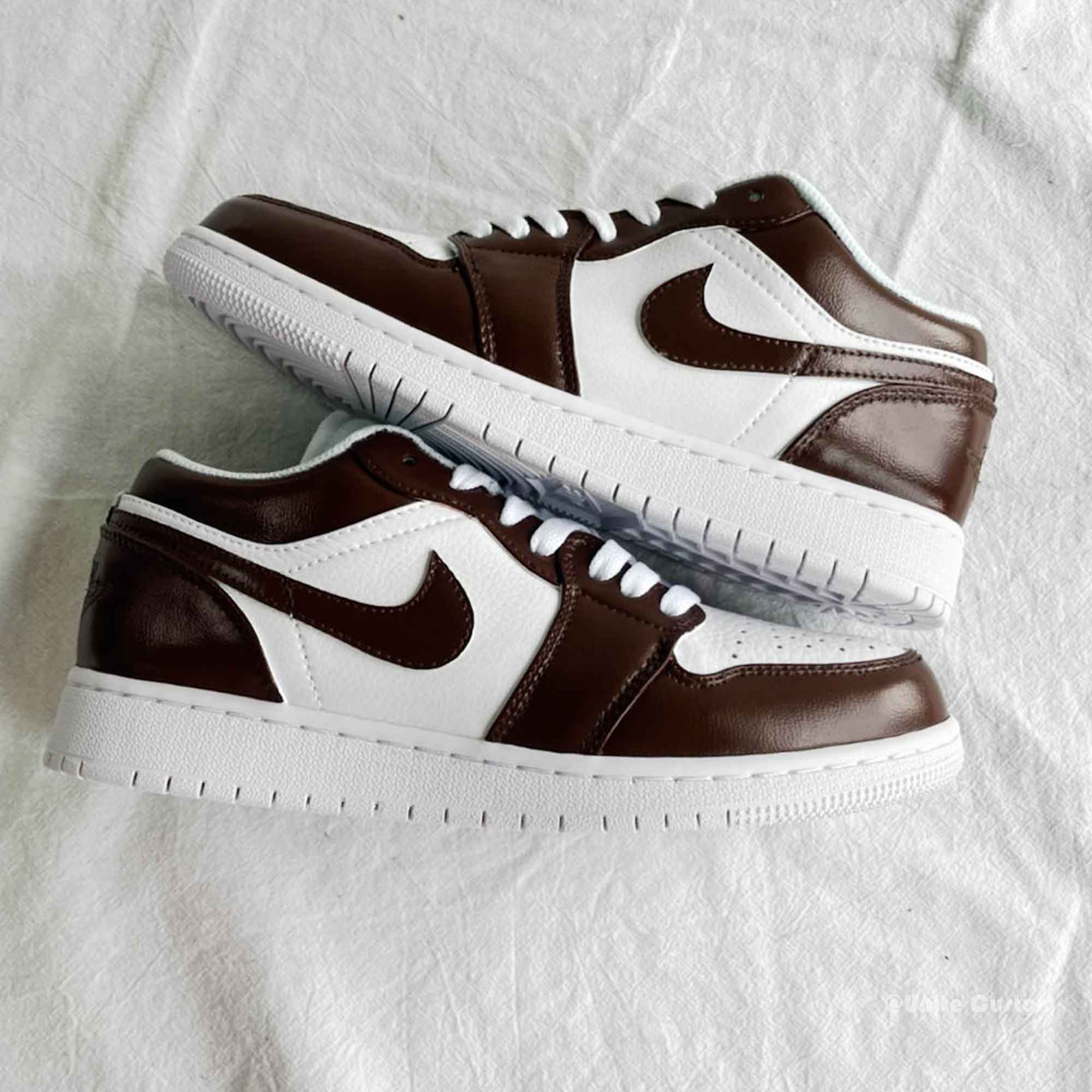 Burgundy Custom Air Jordan 1-shecustomize