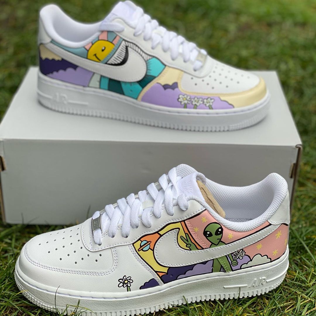 Cartoon Custom Air Force 1’s-shecustomize