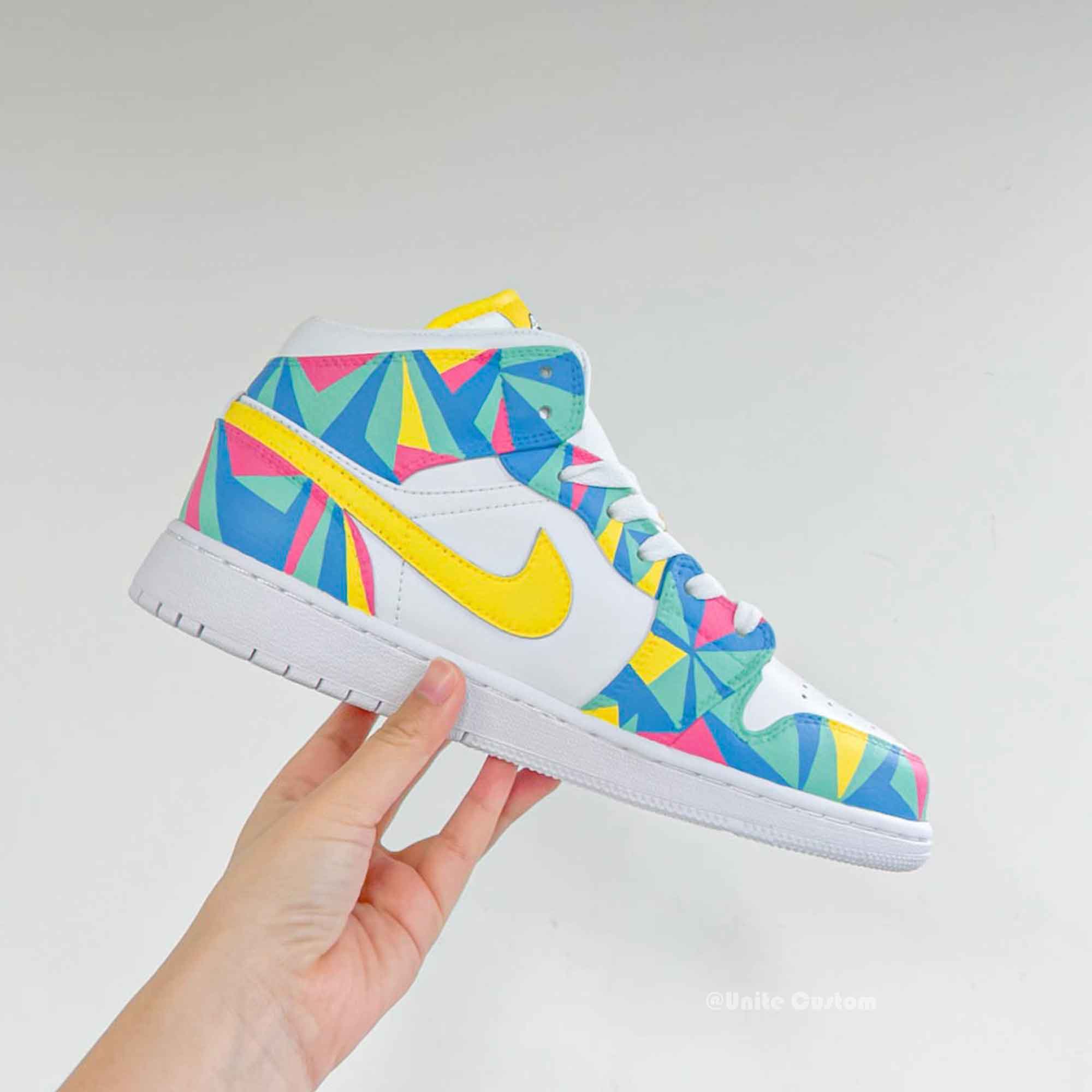 Colorful Custom Air Jordan 1-shecustomize