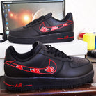 Custom Air Force 1 AKATSUKI CLOUDS BLACK-shecustomize