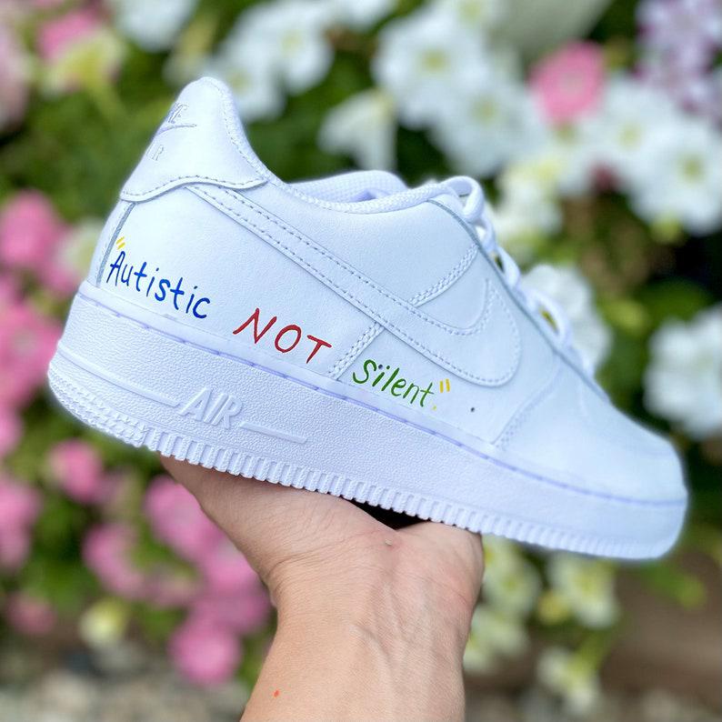 Custom Air Force 1 Autism Awareness-shecustomize
