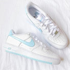 Custom Air Force 1 Baby Blue-shecustomize