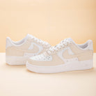 Custom Air Force 1 Beige-shecustomize