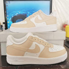Custom Air Force 1 Beige-shecustomize