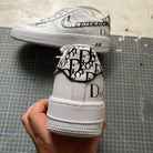 Custom Air Force 1 Black Design-shecustomize