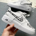 Custom Air Force 1 Black Design-shecustomize
