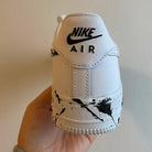 Custom Air Force 1 Black Splatter-shecustomize