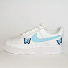 Custom Air Force 1 Blue Butterflies-shecustomize