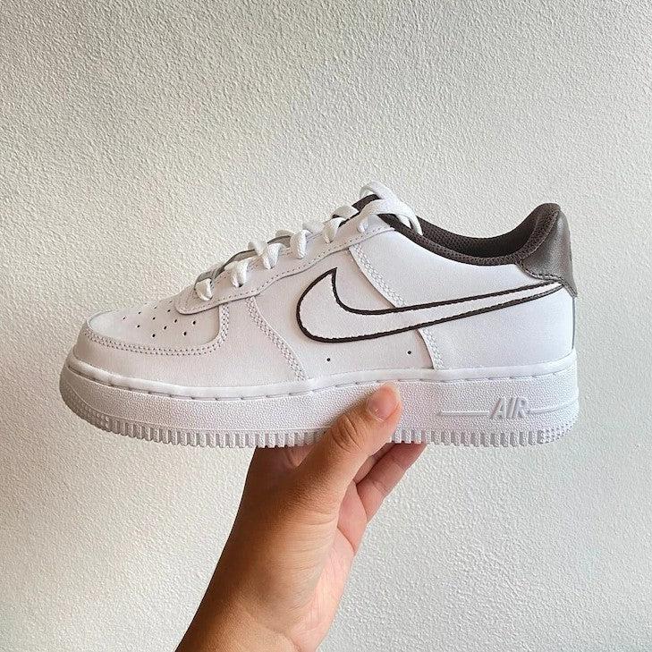 Custom Air Force 1 Brown Details-shecustomize