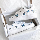 Custom Air Force 1 Butterflies Blue-shecustomize