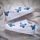 Custom Air Force 1 Butterfly Blue-shecustomize