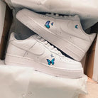 Custom Air Force 1 Butterfly Blue-shecustomize