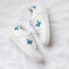 Custom Air Force 1 Butterfly Blue-shecustomize