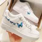 Custom Air Force 1 Butterfly Blue-shecustomize