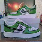Custom Air Force 1 Catoons Dark Green-shecustomize