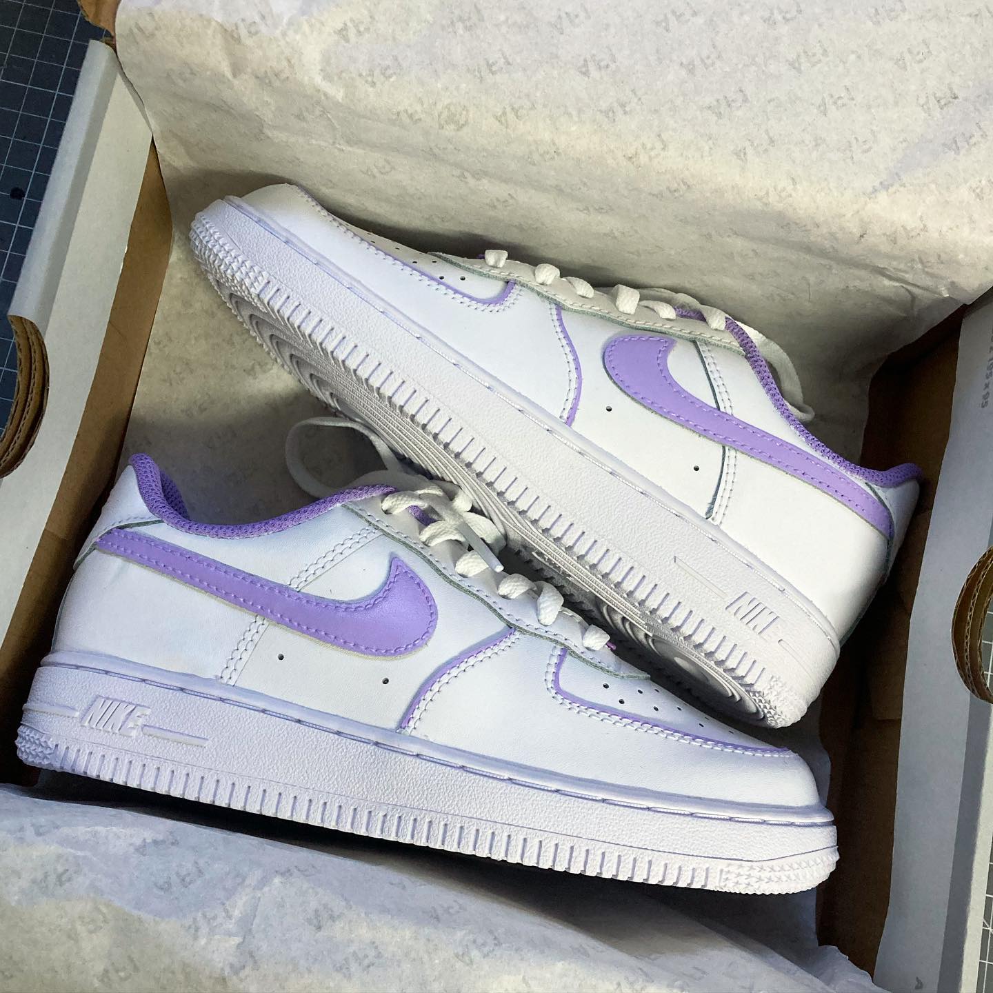Custom Air Force 1 Lilac π-shecustomize