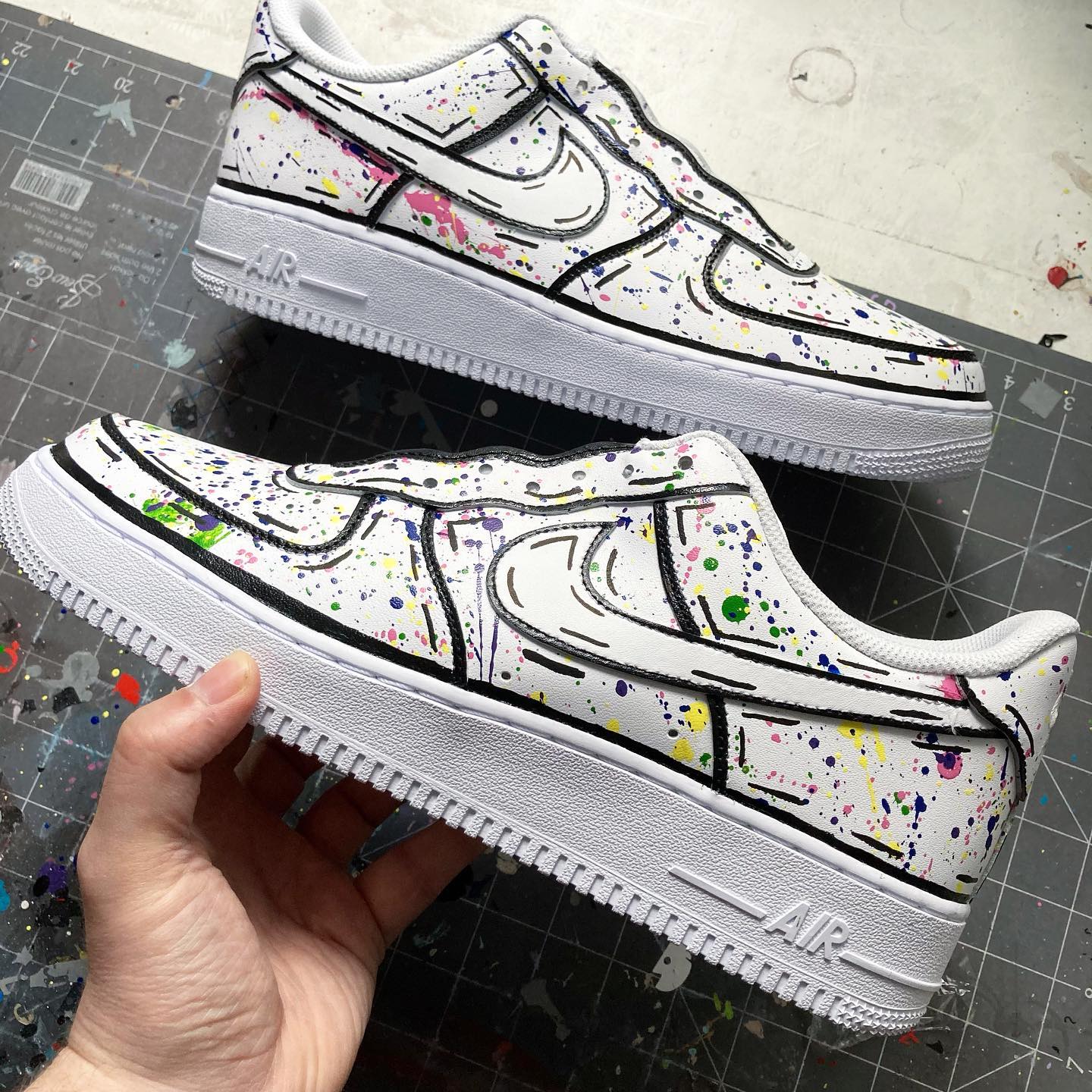 Custom Air Force 1 Line Splash-shecustomize