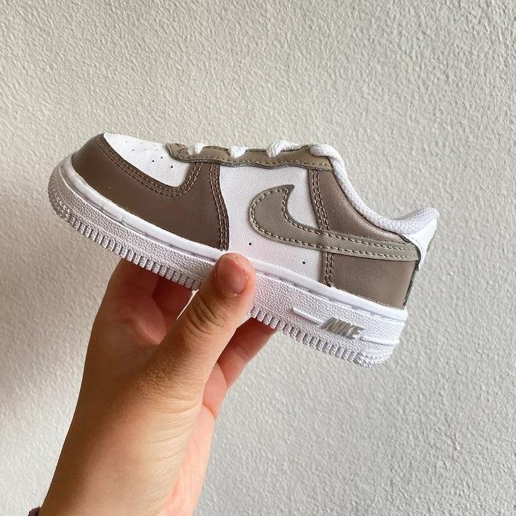 Custom Air Force 1 Mocha Baby-shecustomize