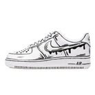 Custom Air Force 1 Outline Drip-shecustomize