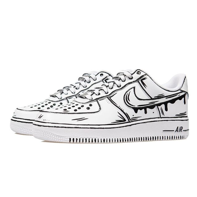 Custom Air Force 1 Outline Drip-shecustomize