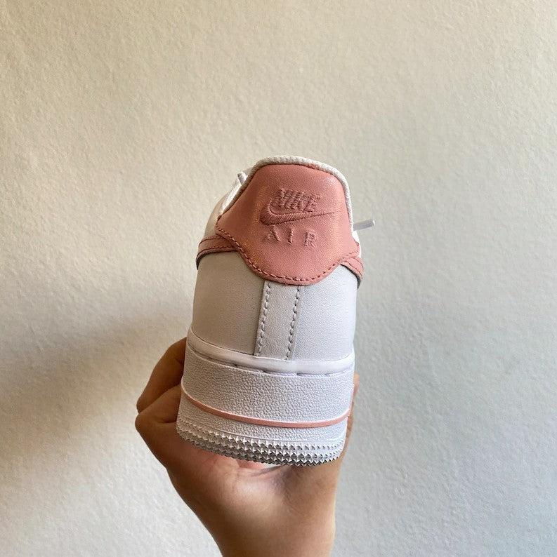 Custom Air Force 1 Pink Swoosh-shecustomize