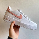 Custom Air Force 1 Pink Swoosh-shecustomize