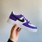 Custom Air Force 1 Pretty Purple Black Combo-shecustomize