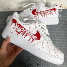 Custom Air Force 1 Red Design-shecustomize