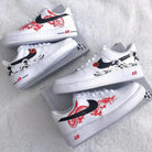 Custom Air Force 1 Red Dragon x Great Wave Off Kanagawa-shecustomize