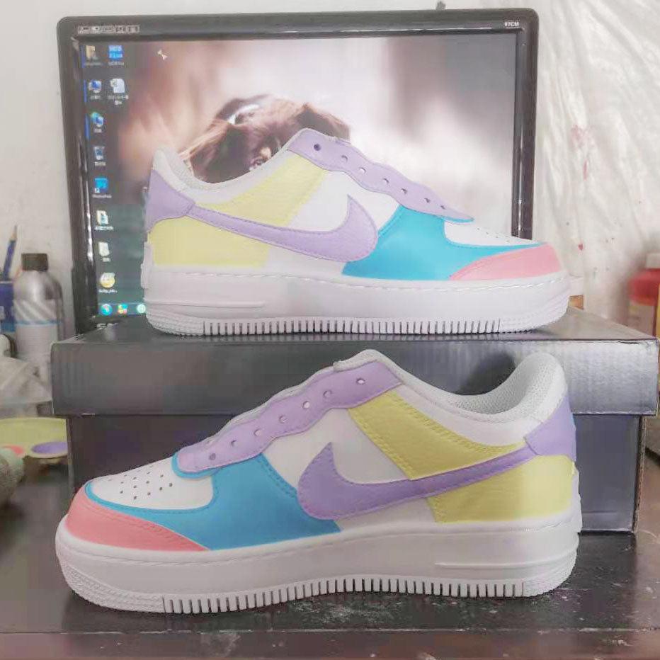 Custom Air Force 1 Shadow Pastel-shecustomize