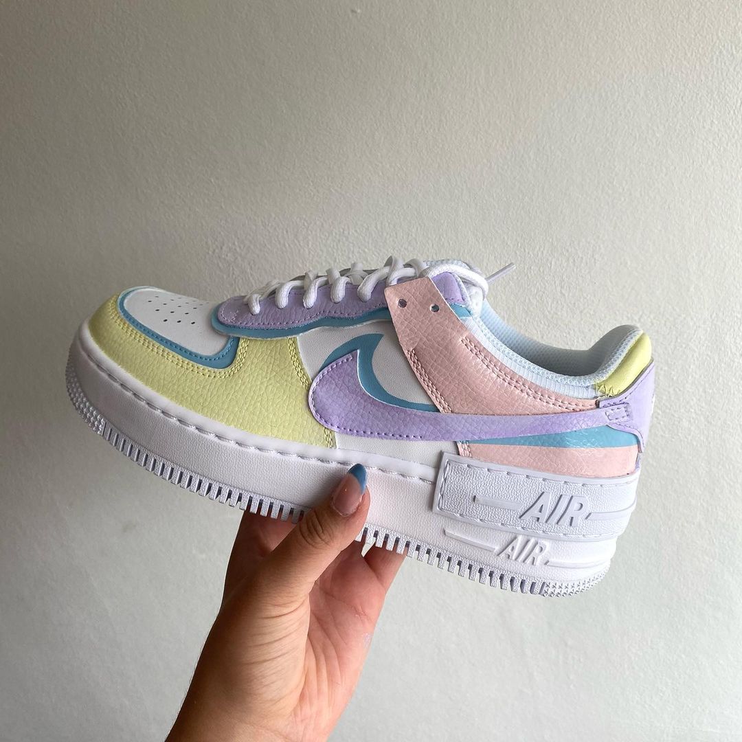 Custom Air Force 1 Shadow Summer Colours-shecustomize