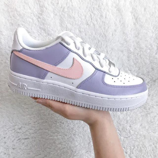 Custom Air Force 1 Strawberry Grape-shecustomize