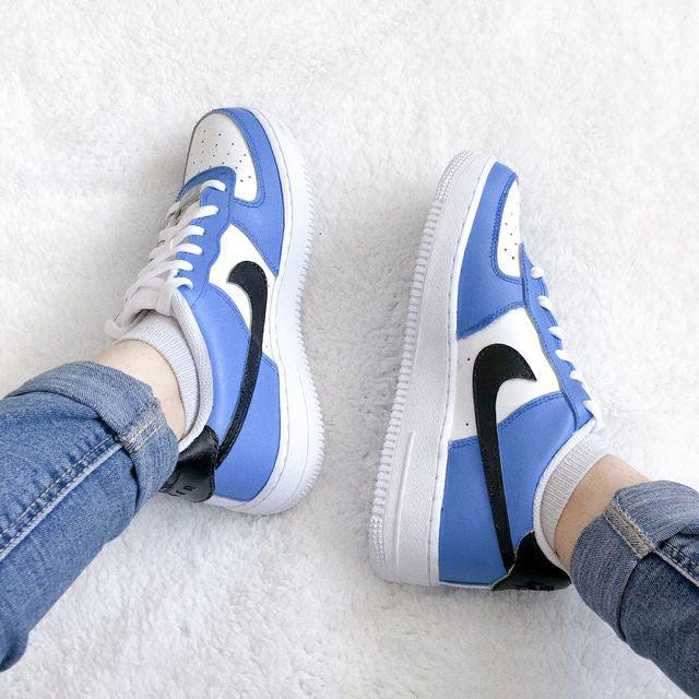 Custom Air Force 1 UNC Blue-shecustomize