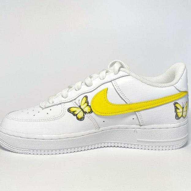 Custom Air Force 1 Yellow Butterflies-shecustomize