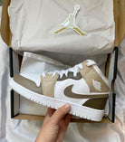 Custom Air Jordan Mid Browns-shecustomize