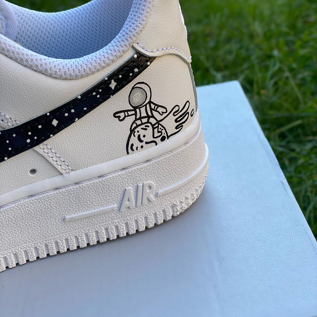 Custom Astronaut Air Force 1’s-shecustomize