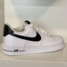 Custom Black Nike Air Force Ones-shecustomize